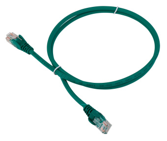 Патч-корд Lanmaster LAN-PC45/U5E-2.0-GN UTP RJ-45 вил.-вилка RJ-45 кат.5E 2м зеленый LSZH (уп.:1шт) - купить недорого с доставкой в интернет-магазине