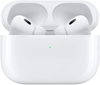 Гарнитура внутриканальные Apple AirPods Pro 2 2023 A3047/A3048/A2968 белый беспроводные bluetooth в ушной раковине (MTJV3LL/A) - купить недорого с доставкой в интернет-магазине
