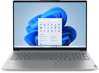 Ноутбук Lenovo Thinkbook 16 G8 IAL Core Ultra 7 255H 16Gb SSD512Gb Intel Arc 140T 16" IPS WUXGA (1920x1200) Windows 11 Pro grey WiFi BT Cam (21SK000CGQ) - купить недорого с доставкой в интернет-магазине