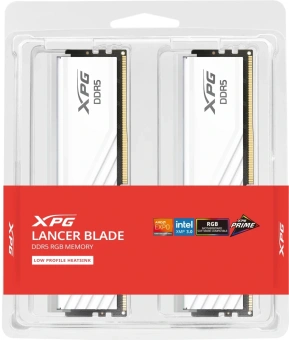 Память DDR5 2x16GB 6000MHz A-Data AX5U6000C3616G-DTLABRWH XPG Lancer Blade RGB RTL Gaming PC5-48000 CL36 DIMM UDIMM ECC 288-pin 1.35В kit single rank с радиатором Ret - купить недорого с доставкой в интернет-магазине