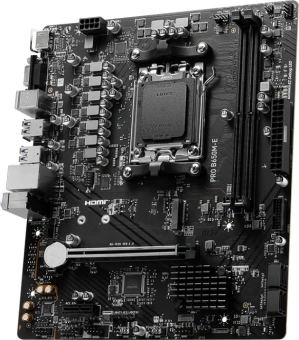 Материнская плата MSI PRO B650M-E Socket AM5 AMD B650 2xDDR5 mATX AC`97 8ch(7.1) GbLAN RAID+VGA+HDMI - купить недорого с доставкой в интернет-магазине