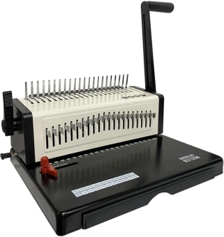 Переплетчик Office Kit B2125N A4/перф.23л.сшив/макс.500л./пластик.пруж. (4.5-51мм) - купить недорого с доставкой в интернет-магазине