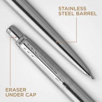 Карандаш мех. Parker B61 1953381 Jotter Core 0.5мм Stainless Steel CT кор.под. - купить недорого с доставкой в интернет-магазине