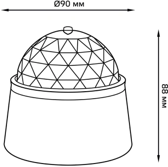 Ночник Gauss DIY0021 белый - купить недорого с доставкой в интернет-магазине