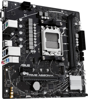 Материнская плата Asus PRIME A620M-K SocketAM5 AMD A620 2xDDR5 mATX AC`97 8ch(7.1) GbLAN RAID+VGA+HDMI - купить недорого с доставкой в интернет-магазине