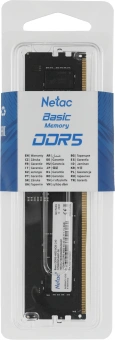 Память DDR5 8GB 4800MHz Netac NTBSD5P48SP-08 Basic RTL Gaming PC5-38400 CL40 DIMM 288-pin 1.1В Intel single rank Ret - купить недорого с доставкой в интернет-магазине
