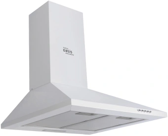 Вытяжка каминная Oasis KB-50W белый управление: кнопочное (1 мотор) - купить недорого с доставкой в интернет-магазине