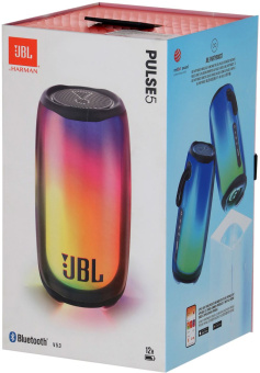 Колонка порт. JBL PULSE 5 черный 40W 1.0 BT 7500mAh (JBLPULSE5BLK) - купить недорого с доставкой в интернет-магазине