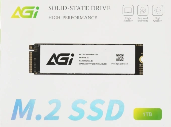 Накопитель SSD AGi PCIe 3.0 x4 1TB AGI1T0GIMAI298-CB AI298 M.2 2280 - купить недорого с доставкой в интернет-магазине