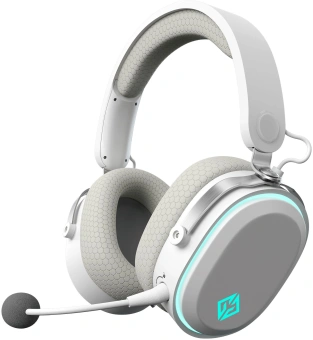 Наушники с микрофоном GMNG GG-HS405W белый мониторные BT/Radio/3.5mm оголовье (1899880) - купить недорого с доставкой в интернет-магазине