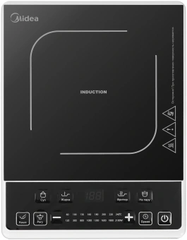 Плита Индукционная Midea MC-IN2101 черный (настольная) - купить недорого с доставкой в интернет-магазине