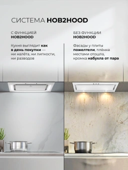 Вытяжка встраиваемая Lex Aura 600 Inverter WH белый управление: сенсорное (1 мотор) - купить недорого с доставкой в интернет-магазине