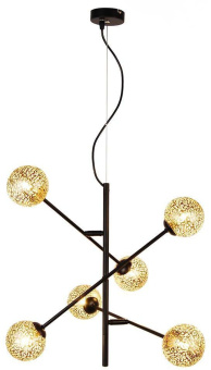 Светильник Hiper Sun H819-0 подвес. черный/золотистый - купить недорого с доставкой в интернет-магазине