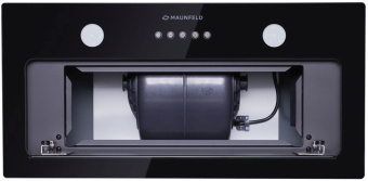 Вытяжка встраиваемая Maunfeld Trapeze 601GG черный управление: кнопочное (1 мотор) - купить недорого с доставкой в интернет-магазине