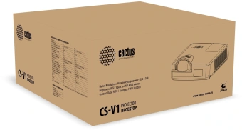 Проектор Cactus Bright CS-V1.WT 3LCD 64000Lm LS 4000Lm ANSI (1024x768) 30000:1 ресурс лампы:10000часов 1xUSB typeA 1xUSB typeB 2xHDMI 4кг - купить недорого с доставкой в интернет-магазине