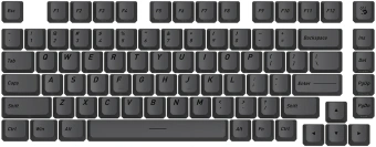Клавиатура A4Tech Bloody MS76 темно-серый USB Multimedia for gamer LED (MS76) кабель 1.8м - купить недорого с доставкой в интернет-магазине