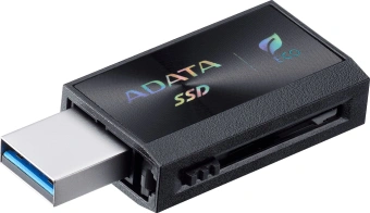Накопитель SSD A-Data USB3.2 Gen2 512GB SC730-512G-CACTI SC730 черный - купить недорого с доставкой в интернет-магазине