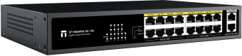 Коммутатор Netis ST118GHPDI-2G-130 16x100Мбит/с 2x1Гбит/с 16PoE 130W неуправляемый - купить недорого с доставкой в интернет-магазине