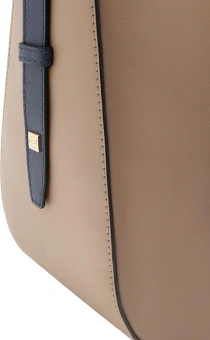 Деловая сумка тоут женская Piquadro Circle BD7136W92/TOBLU с отделением для ноутбука 14" бежевая/голубая натур.кожа - купить недорого с доставкой в интернет-магазине