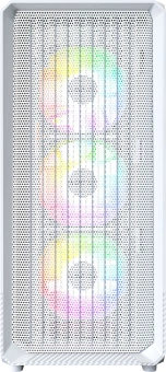 Корпус Montech X5 белый без БП ATX 4x120mm 1xUSB2.0 1xUSB3.0 1xUSB3.1 audio bott PSU - купить недорого с доставкой в интернет-магазине