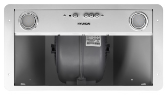 Вытяжка встраиваемая Hyundai HBB 6035 W белый управление: кнопочное (1 мотор) - купить недорого с доставкой в интернет-магазине