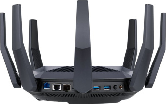 Роутер беспроводной Asus RT-AX89X AX6000 100/1000/10000BASE-T черный - купить недорого с доставкой в интернет-магазине