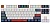Клавиатура Acer OKW305 механическая белый USB for gamer LED (ZL.KBDCC.01W) кабель 1.8м