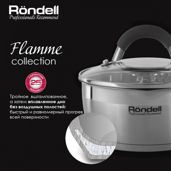 Набор кастрюль Rondell Flamme RDS-340 4 предмета - купить недорого с доставкой в интернет-магазине