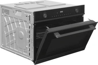 Духовой шкаф Электрический Hyundai HMEO 6540 DX черный - купить недорого с доставкой в интернет-магазине