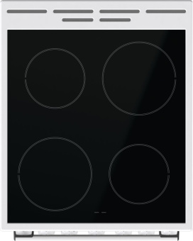 Плита Электрическая Gorenje GEC5B41WG белый стеклокерамика (без крышки) - купить недорого с доставкой в интернет-магазине