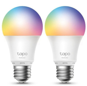 Умная лампа TP-Link TAPO L530E(2-PACK) E27 8.7Вт 806lm Wi-Fi (упак.:2шт) - купить недорого с доставкой в интернет-магазине