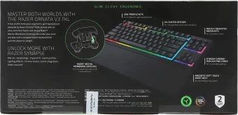 Клавиатура Razer Ornata V3 Tenkeyless механическая черный USB Multimedia for gamer LED (подставка для запястий) (RZ03-04880100-R3M1) - купить недорого с доставкой в интернет-магазине