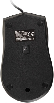 Мышь Defender Optimum MB-270 черный оптическая 1000dpi USB 2but (52270) - купить недорого с доставкой в интернет-магазине