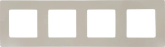 Рамка Legrand Etika 672514 накладная 4x ABS пластик слоновая кость - купить недорого с доставкой в интернет-магазине