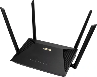 Роутер беспроводной Asus RT-AX1800U AX1800 10/100/1000BASE-TX/4G ready черный - купить недорого с доставкой в интернет-магазине