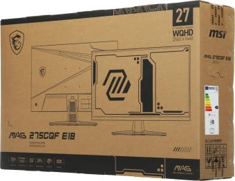 Монитор MSI 27" Mag 275CQF E18 черный VA LED 16:9 HDMI полуматовая 250cd 178гр/178гр 2560x1440 180Hz DP Quad 2K (1440p) 4.6кг - купить недорого с доставкой в интернет-магазине