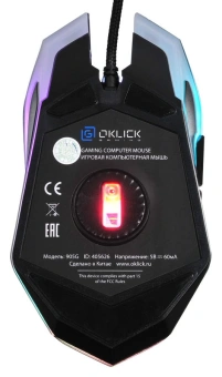 Мышь Оклик 905G INVASION черный оптическая 3600dpi USB для ноутбука 6but (405626) - купить недорого с доставкой в интернет-магазине