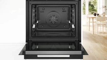Духовой шкаф Электрический Bosch Serie 8 HBG974LB1 черный - купить недорого с доставкой в интернет-магазине