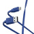 Кабель Hama 00187232 USB (m)-Lightning (m) 1м синий плоский - купить недорого с доставкой в интернет-магазине