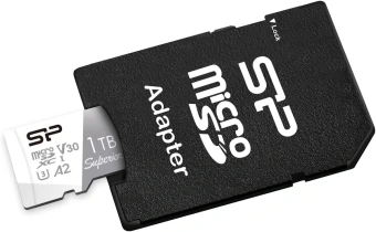Флеш карта microSDXC 1TB Silicon Power SP001TBSTXDA2V20SP Superior + adapter - купить недорого с доставкой в интернет-магазине
