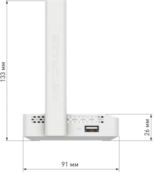 Роутер беспроводной Keenetic Netcraze Launcher (NC-1221) N300 10/100BASE-TX/4G ready белый - купить недорого с доставкой в интернет-магазине