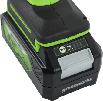 Углошлифовальная машина Greenworks GD24AGK4 10500об/мин рез.шпин.:M14 d=125мм (3200207UB) - купить недорого с доставкой в интернет-магазине