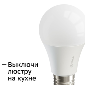 Умная лампа Sber А60 SBDV-00019 E27 9Вт 806lm Wi-Fi (упак.:1шт) (SBDV-00019) - купить недорого с доставкой в интернет-магазине