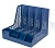 Лоток вертикальный Deli E9849 BLUE 4отд. сборный для бумаг 325x320x275мм синий пластик пластиковый пакет Лоток вертикальный Deli E9849 BLUE 4отд. сборный для бумаг 325x320x275мм синий пластик пластиковый пакет