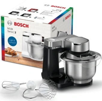 Кухонная машина Bosch MUMS2VM00 планетар.вращ. 900Вт черный - купить недорого с доставкой в интернет-магазине