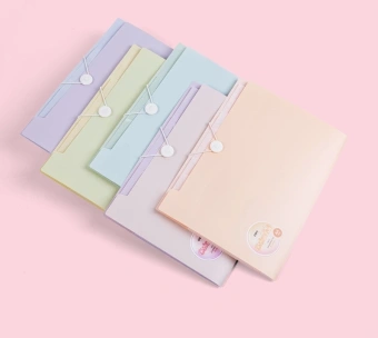 Папка-портфель Deli Colorful EF615 на резинке 8 отдел. A4 полипропилен ассорти - купить недорого с доставкой в интернет-магазине