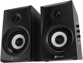 Колонки Оклик OK-166 BT 2.0 черный 40Вт BT - купить недорого с доставкой в интернет-магазине