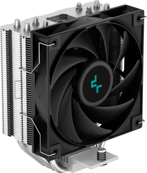 Устройство охлаждения(кулер) Deepcool AG400 Soc-AM5/AM4/1200/1700/1851 серебристый/черный 4-pin 18-31.6dB Al+Cu 220W 614gr Ret (R-AG400-BKNNMN-G-1) - цена, купить или заказать с доставкой в интернет-магазине Устройство охлаждения(кулер) Deepcool AG400 Soc-AM5/AM4/1200/1700/1851 серебристый/черный 4-pin 18-31.6dB Al+Cu 220W 614gr Ret (R-AG400-BKNNMN-G-1) - купить недорого с доставкой в интернет-магазине