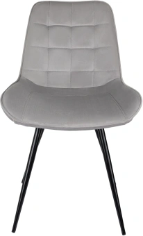 Стул для дома Бюрократ CH-K2_4 комплект 4шт св.серый Holland 09 металл черный на ножках (CH-K2_1/HL09_4) - купить недорого с доставкой в интернет-магазине