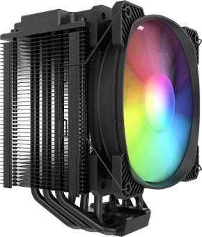 Устройство охлаждения(кулер) Montech Air Cooler 210 ARGB Soc-AM5/AM4/1151/1200/1700 черный 4-pin Al+Cu 210W Ret (AIR COOLER 210 ARGB) - купить недорого с доставкой в интернет-магазине